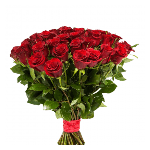 Роза 70 см. красная (35 шт.)