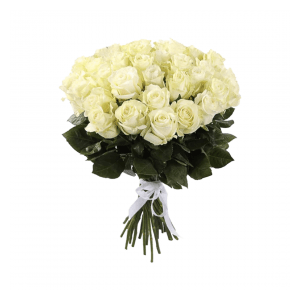Роза 70 см. белая (35 шт.)